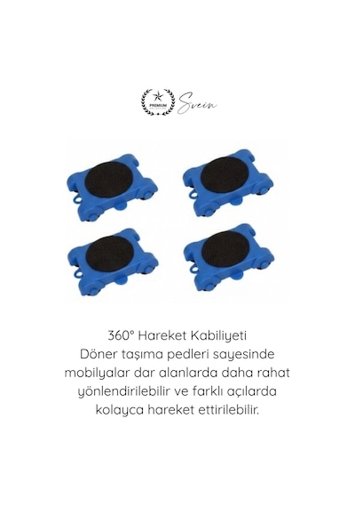 Eşyataşıma Mobilya Taşıma Kaydırma Aparatı Eşya Krikosu Tekerlekli Ağır Yük Taşıma Seti Kaldırma Ko