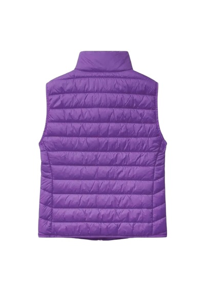 United Colors of Benetton Kadın Recycled Polyester Dolgulu Pufa Yelek Mor