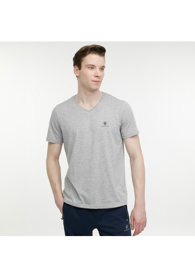 Lumberjack Bsc V Nk Tişört 4fx Gri Erkek Kısa Kol T-shirt M-ct106 001