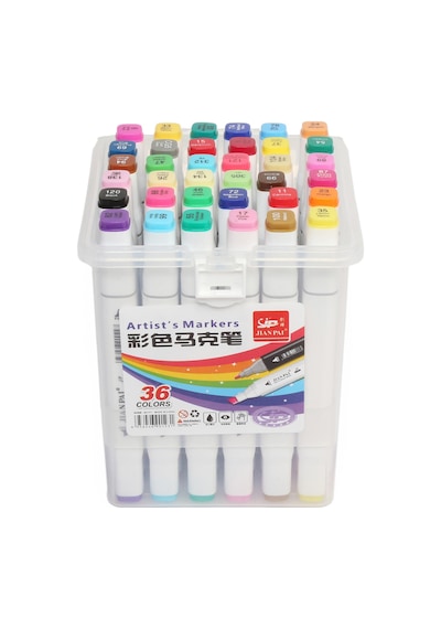 Hobi Market Art Çift Uçlu Marker Kalem Seti 36 Renk