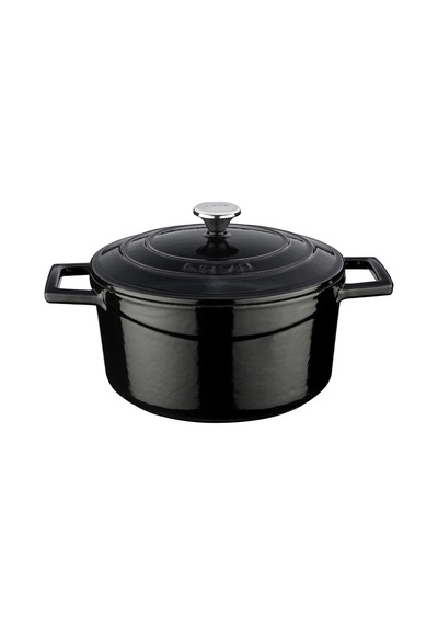 Lava Döküm Yuvarlak Tencere. Folk Çap(Ø)22cm.