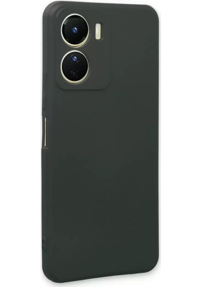 Newface Vivo Y16 Kılıf First Silikon - Koyu Yeşil