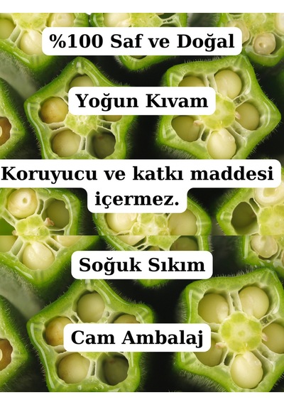 Bamya Tohumu Yağı Ve Çörek Otu Yağı 100ml+100ml - %100 Doğal Soğuk Sıkım Yağlar 20 ML