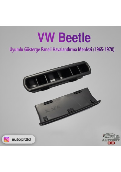 Volkswagen Beetle Vosvos Gösterge Paneli Havalandırma Menfezi 1965-1970 Volkswagen Beetle Vosvos