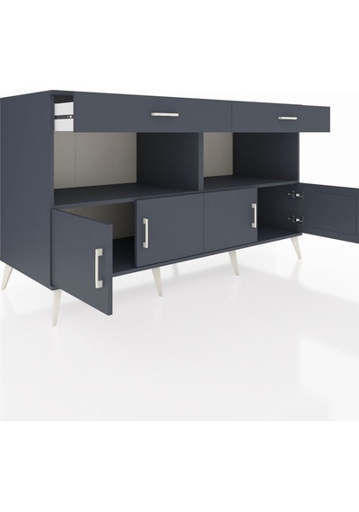 Kronos Konsol 2 Raflı 2 Çekmeceli 4 Kapaklı 176x59x99 Antrasit-an Antrasit-antrasit Kronos Konsol 2 Raflı 2 Çekmeceli 4 Kapaklı 176x59x99 Antrasit-an Antrasit-antrasit