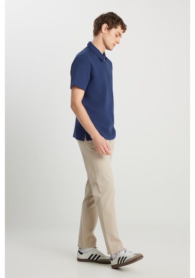 Wrangler Slim Fit Dar Kesim Normal Bel Darpaça Bej Chino Pantolon Beige-wm01003614