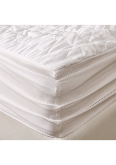 Soft Kapitoneli Sıvı Geçirmez Fitted Çift Kişilik Alez - Beyaz - 180x200 Cm Çok Renkli