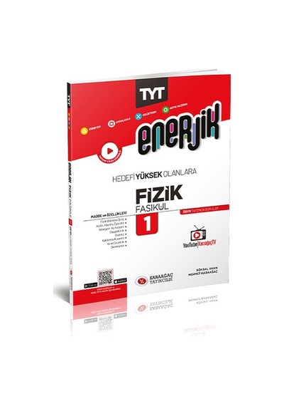 Karaağaç Yayınları TYT Enerjik Fizik Fasikülleri 1