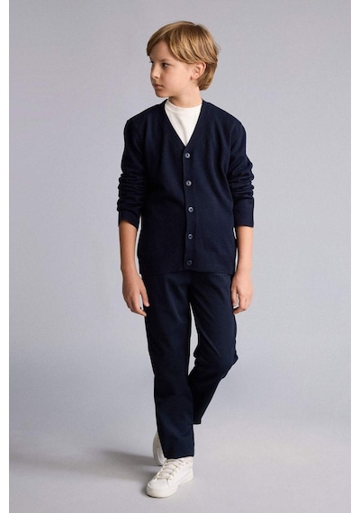 Defacto Gabardin Pantolon Erkek Çocuk T8850a626aunv253 Lacivert-nv253