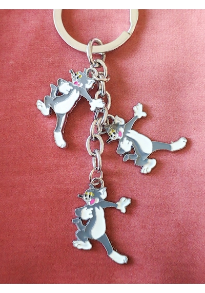 Miki Mouse Figürlü Metal Anahtarlık Çok Renkli