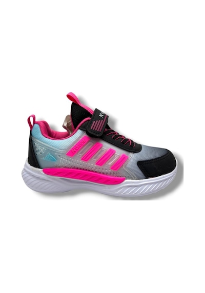 Ndrops 023-26 Anorak Anatomik Kız Çocuk Sneaker Siyah Fuşya 31-35 Siyah