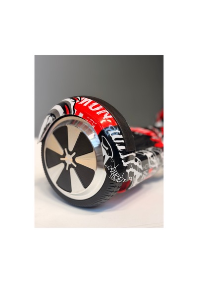 Hoverboard 6.5 İnç Led Işıklı Taşıma Kollu 36v 5.2ah Elektrikli Kaykay Beyaz