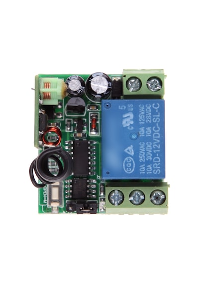 Rf Uzaktan Kumandalı Röle Kartı 433 Mhz Self Lock 12V 10A