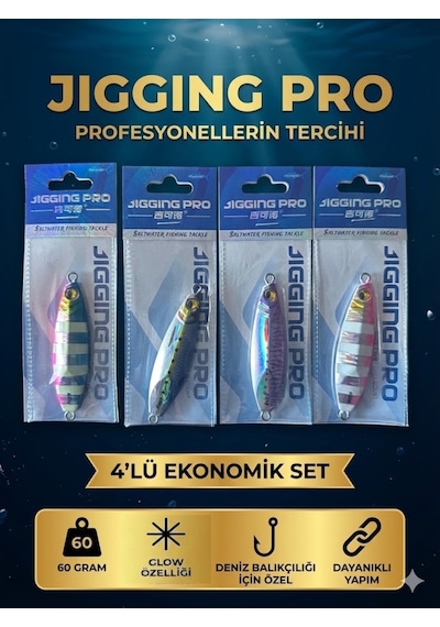60 Gr Slow Jig 4 Lü Avantaj Seti