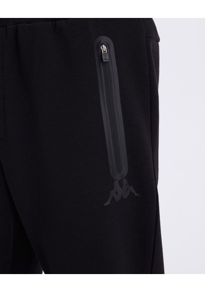 Kappa Nısty Pant Grey Lt-grey Steel-black Man Pants 361w4fw-a9w Siyah