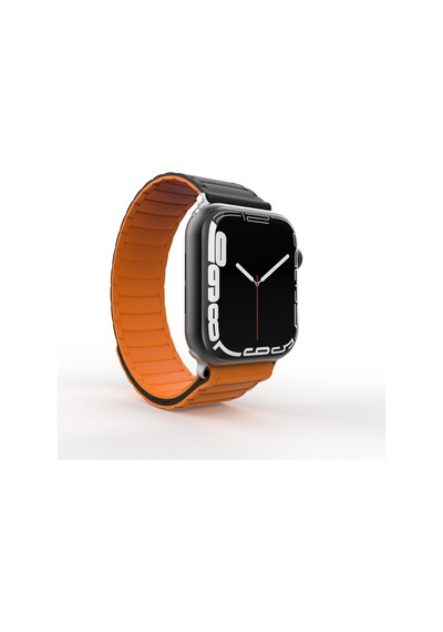 Apple Uyumlu  Watch  Series 10 42mm Strap Manyetik Mıknatıslı Silikon Kordon Kayış