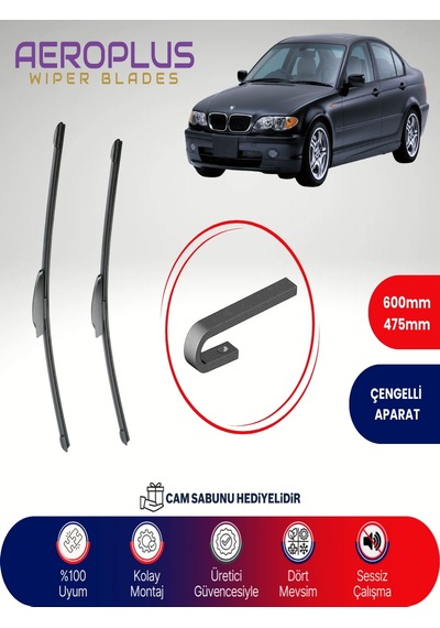Aeroplus Bmw E46 Muz Silecek Takımı 1998-2005