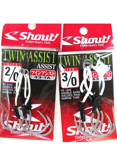 Shout Twin Assist Serisi Olta İğnesi İğne No : 3-0