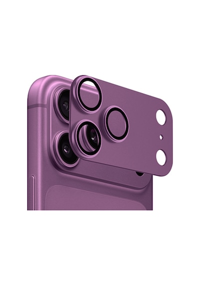 Epro Apple İphone 18 Pro Max Uyumlu Ar+af Sapphire Kamera Cam Koruyucu - Bordo