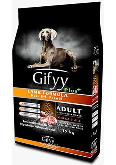 Gifyy Plus Premium Kuzu Etli Yetişkin Köpek Maması 15 KG