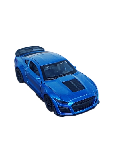 1 Adet Metal Camaro Çekbırak Oyuncak Araba 12 Cm. Mavi Turuncu Siyah