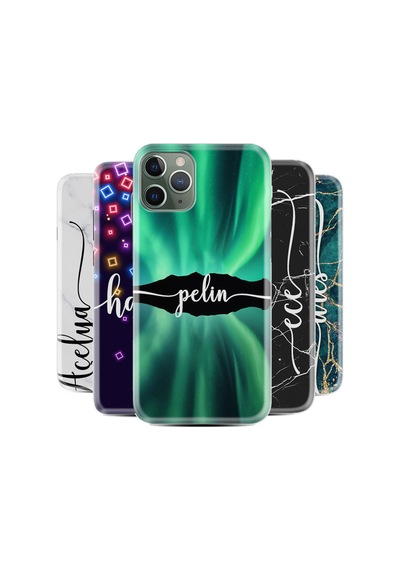 Apple Uyumlu iPhone 11 Pro Kilif Kisiye Özel Silikon Kilif Üzerine Yazi 330264492