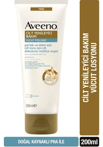 Aveeno Cilt Yenileyici Bakım Vücut Peeling 200 ML