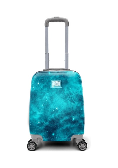 Coral High Renkli Desenli Mini Kabin Boy Valiz 40cm 16768 Çok Renkli