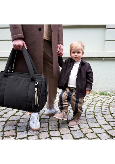 Lassig Yula Weekender Bebek Bakım Çantası Black Siyah