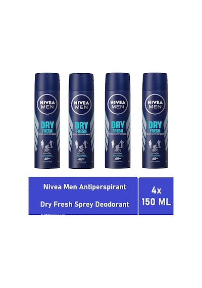 Nivea Dry Fresh Erkek Deodorant 4 x 150 ML