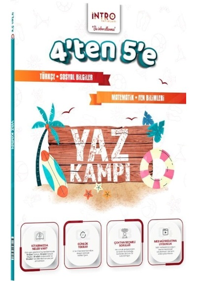 4. Sınıf Dan 5 E Tüm Dersler Yaz Kampı İntro Yayınları