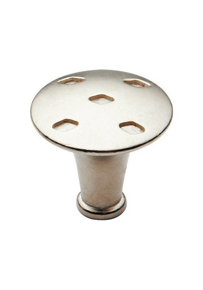R3080-2 Baklavalı Düğme Mat Krom Kulp