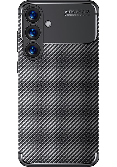 Galaxy S25 Plus Uyumlu Kılıf Zore Negro Silikon Kapak-siyah Siyah