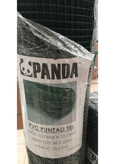 Pvc Kaplı Puntalı Tel Panda 12X12 10,5Kg 150Cm