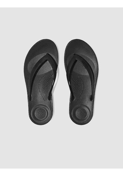 Fitflop Iqushıon Ergonomıc J80 Siyah Erkek Parmak Arası Terlik Siyah