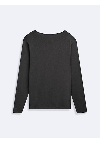 Ltb Uzun Kollu Bisiklet Yaka Basic Antrasit Sweatshırt Antrasit 2XL