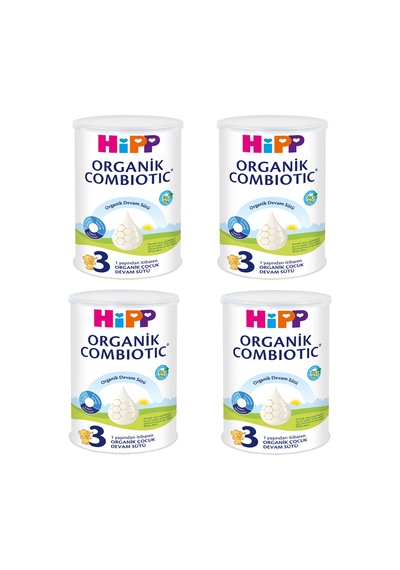 Hipp Organik Combiotic 3 Devam Sütü 350 G 4 Adet