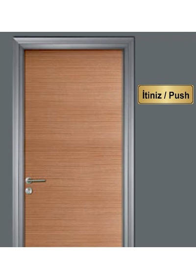 10X20 Cm Itiniz Push Yazılı Metal Yönlendirme Levhası