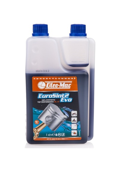 Oleo-mac 2t Eurosint2 Evo Yağ Ölçekli 1 Litre Mavi