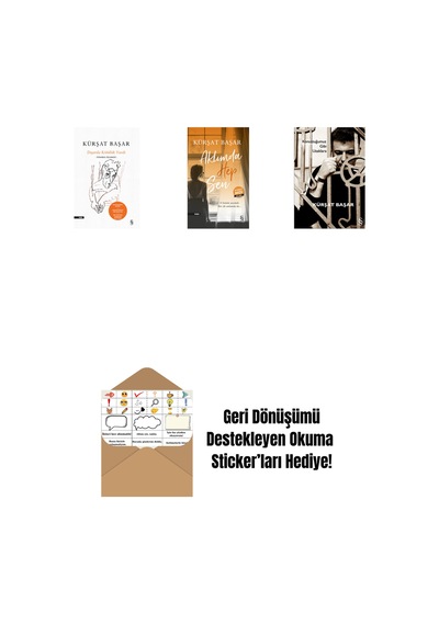 Dışarda Kötülük Vardı Ciltli + Aklımda Hep Sen Midi Boy + Konuştuğumuz Gibi Uzaklara + Okuma Sticker'ları