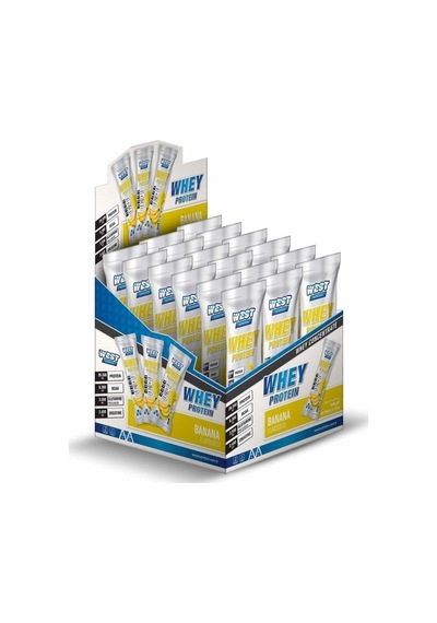 Whey Protein Tozu 648 Gr 18 Şase Muz Aromalı Ahududu