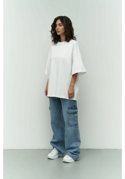I Like Mama Beyaz Oversize Beyaz