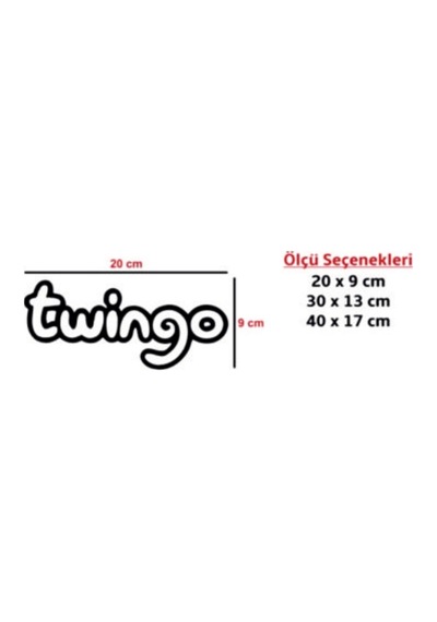 Twingo Oto Sticker Araba Sticker