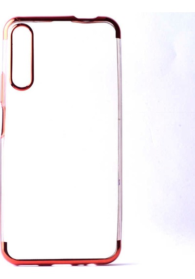Huawei P Smart Pro 2019 Kılıf Dört Köşeli Lazer Silikon Kılıf