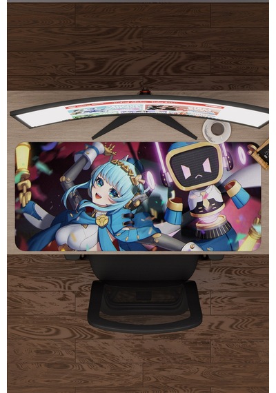 Ineffa Genshin Impact Anime Oyuncu V1 - 90x40 Xxl Gaming Mouse Pad Fare Altlığı