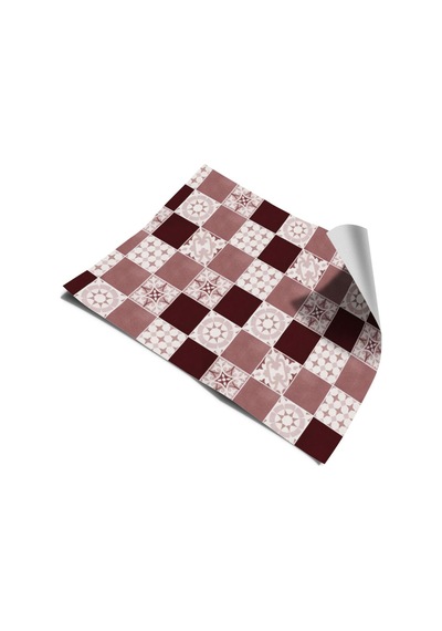 İbmta3239b Tezgah Arası Mutfak Kendinden Yapışkanlı Folyo Kaplama Modern Fayans Desen 60cmx100cm