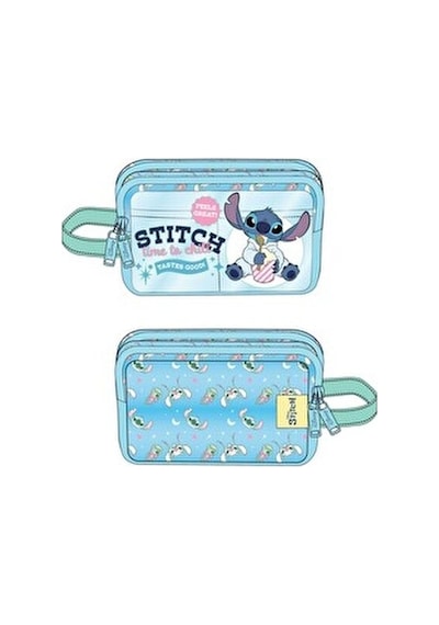 Ottonya Stitch Charm-lx Dramas Kalem Çantası Mavi Renkli Unisex Kullanım İçin Özel Tasarım Çok Renkli