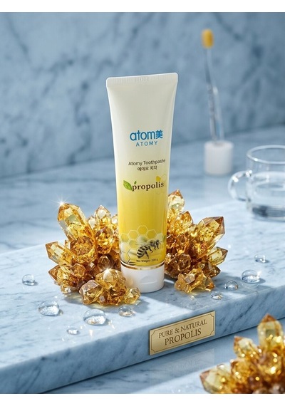 Atomy Propolis Diş Macunu - Tartar Ve Diş Eti Karşıtı Doğal Arı Sütü Macunu 200g - Büyük Dev Boy Te Diş Eti Bakımı