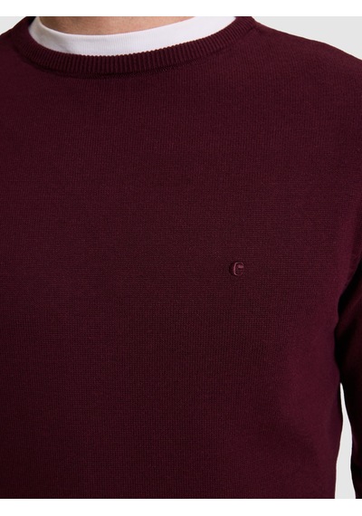 Cacharel Erkek Bordo Kazak /triko 50257379-vr014 Kırmızı