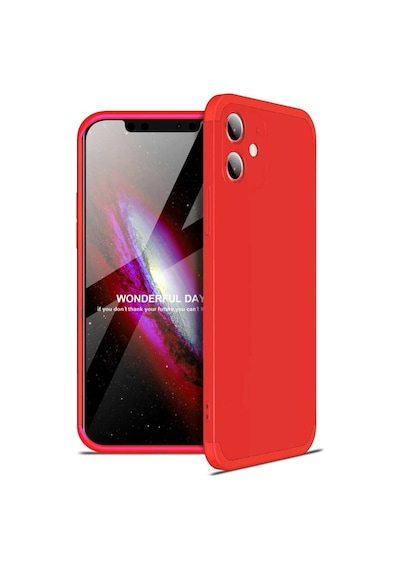 Apple Uyumlu  iPhone 12 Kilif Lens Tam Korumali Gkk Sert Kapak 470450264